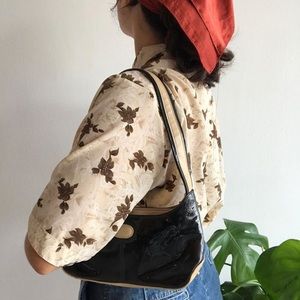 Vinyl handbag